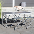 Campingsett m/ bord og 4 stoler - Sunlife